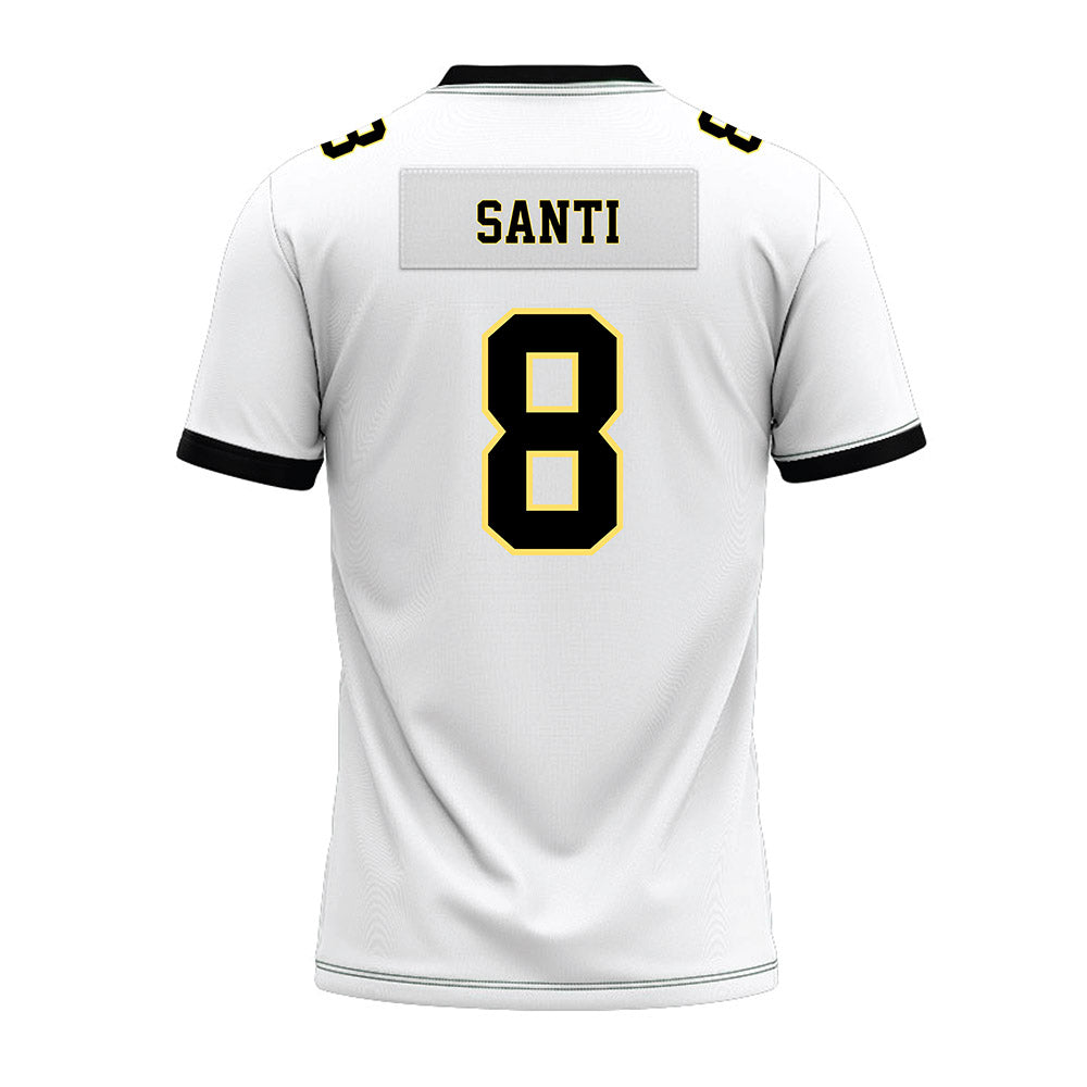 PLU - NCAA Football : Preston Santi - White Premium Football Jersey-1