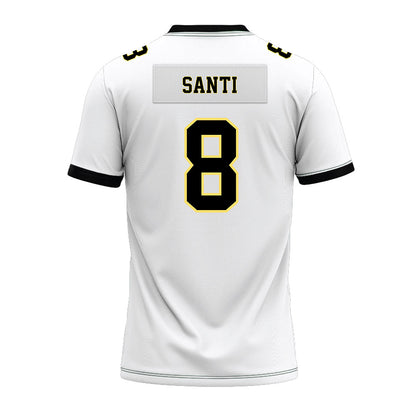 PLU - NCAA Football : Preston Santi - White Premium Football Jersey-1