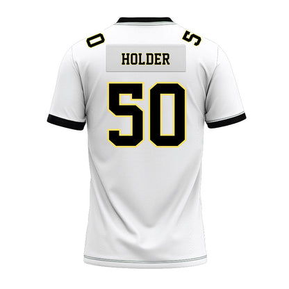 PLU - NCAA Football : Joshua Holder - White Premium Football Jersey