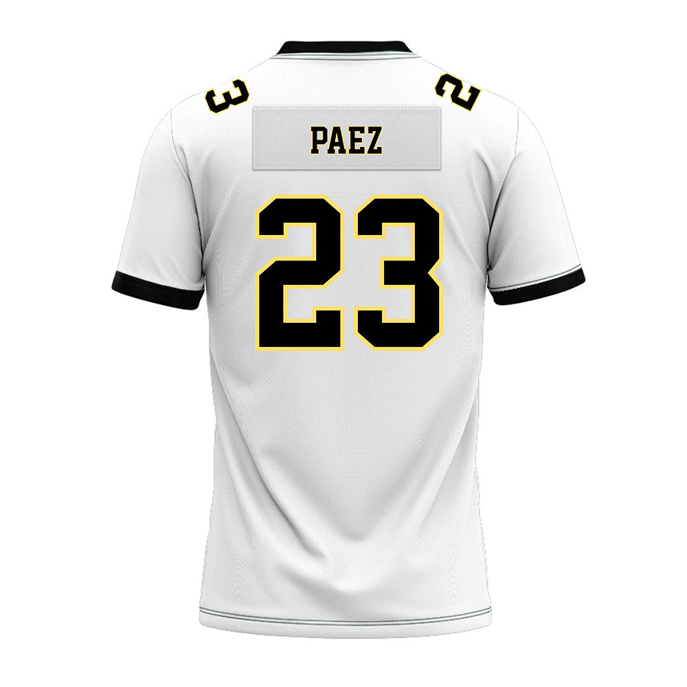 PLU - NCAA Football : Jaiden Paez - White Premium Football Jersey-1