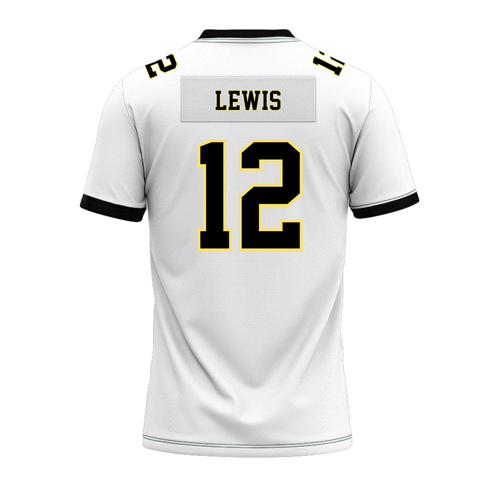 PLU - NCAA Football : Kai Lewis - White Premium Football Jersey