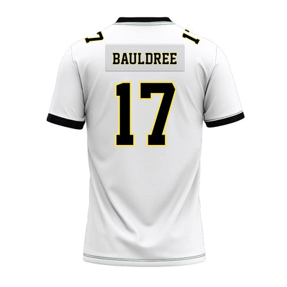 PLU - NCAA Football : Jesse Bauldree - White Premium Football Jersey
