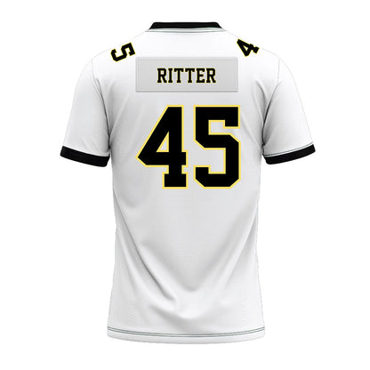PLU - NCAA Football : Alex Ritter - White Premium Football Jersey
