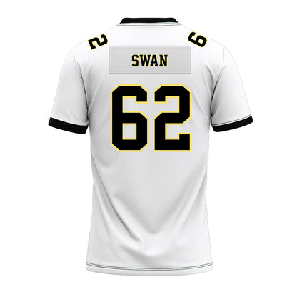 PLU - NCAA Football : Shane Swan - White Premium Football Jersey-1
