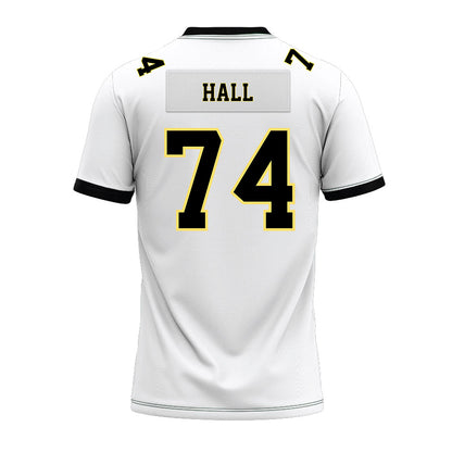 PLU - NCAA Football : Ethan Hall - White Premium Football Jersey-1