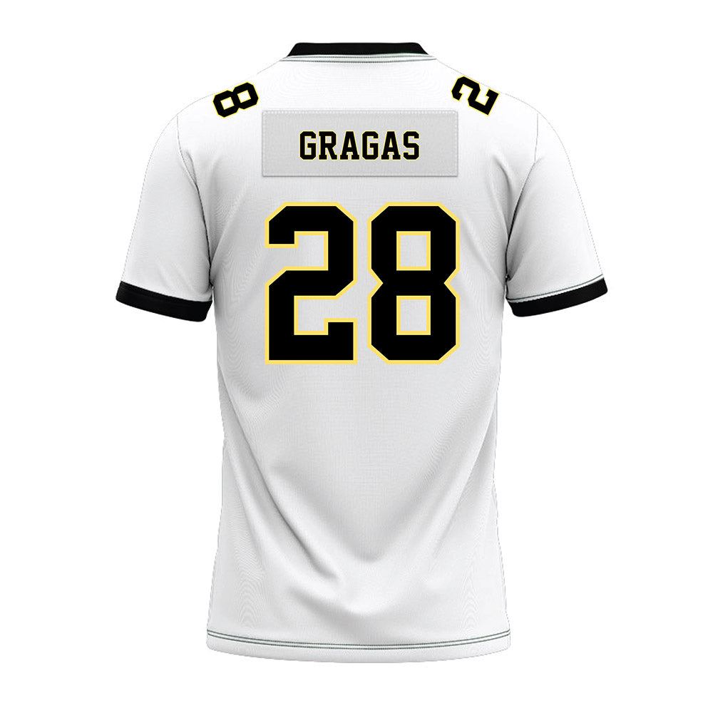 PLU - NCAA Football : Zeke Gragas - White Premium Football Jersey-1