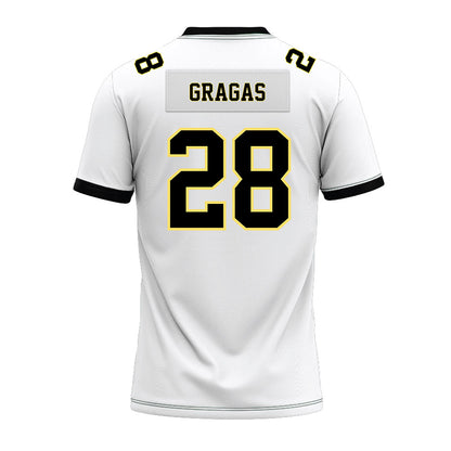 PLU - NCAA Football : Zeke Gragas - White Premium Football Jersey-1