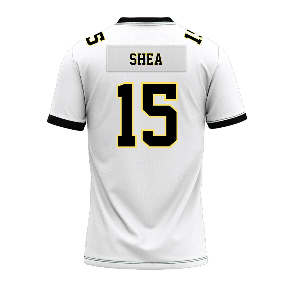 PLU - NCAA Football : Tyson Shea - White Premium Football Jersey-1