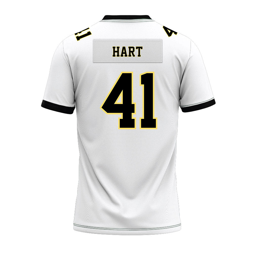 PLU - NCAA Football : Sir Hart - White Premium Football Jersey