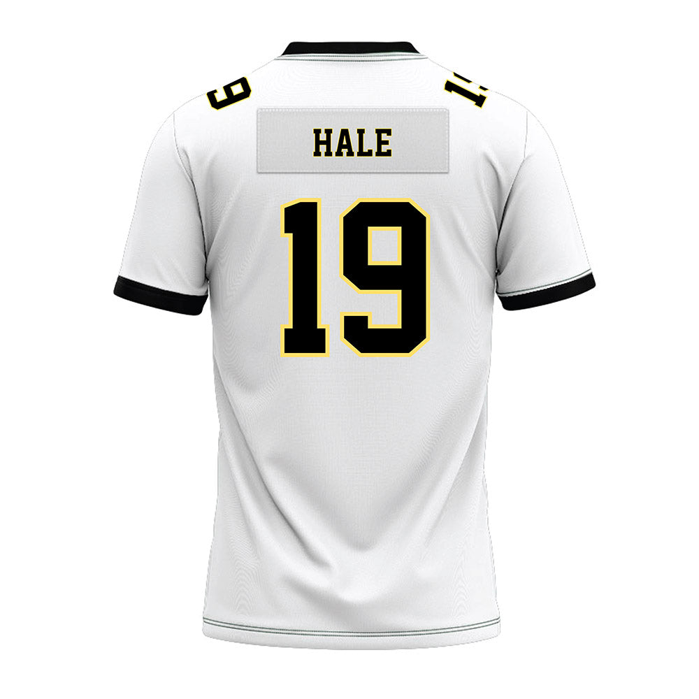 PLU - NCAA Football : Jackson Hale - White Premium Football Jersey-1