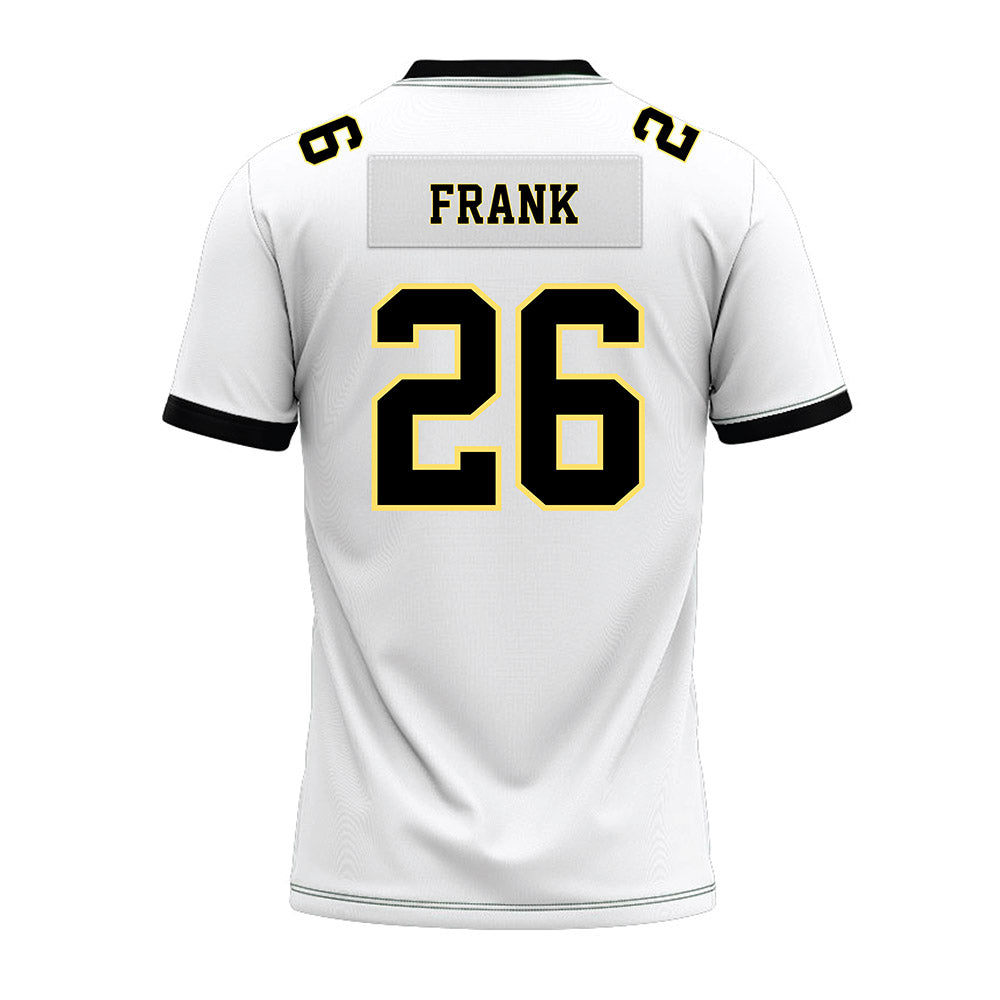 PLU - NCAA Football : Will Frank - White Premium Football Jersey-1