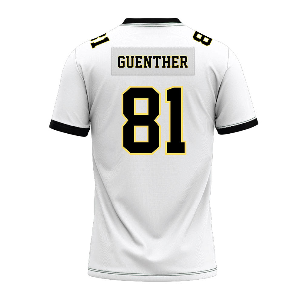 PLU - NCAA Football : Kicoh Guenther - White Premium Football Jersey-1