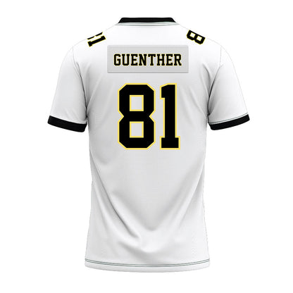 PLU - NCAA Football : Kicoh Guenther - White Premium Football Jersey-1