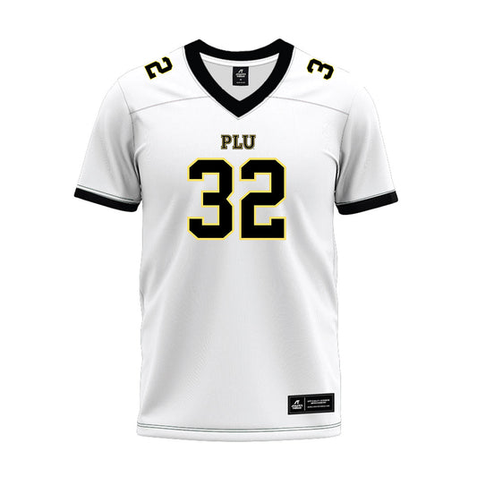PLU - NCAA Football : Jaiden Paez - White Premium Football Jersey-0