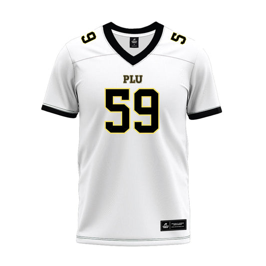 PLU - NCAA Football : Connor Nauta - White Premium Football Jersey-0