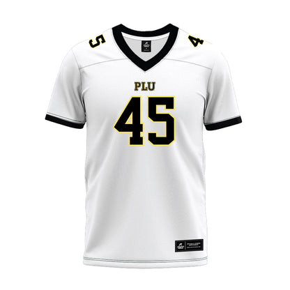 PLU - NCAA Football : Alex Ritter - White Premium Football Jersey