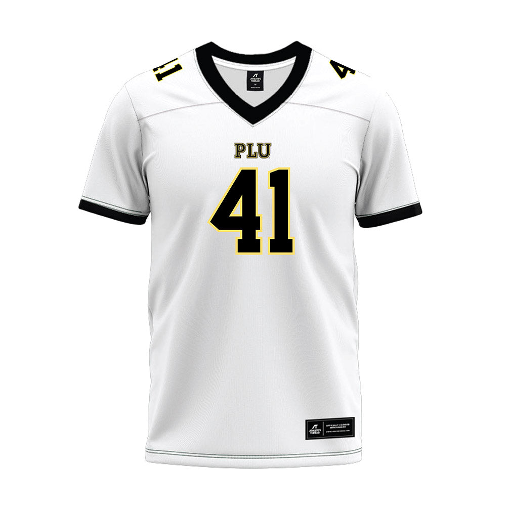 PLU - NCAA Football : Sir Hart - White Premium Football Jersey