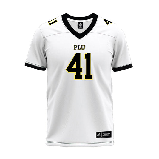PLU - NCAA Football : Sir Hart - White Premium Football Jersey