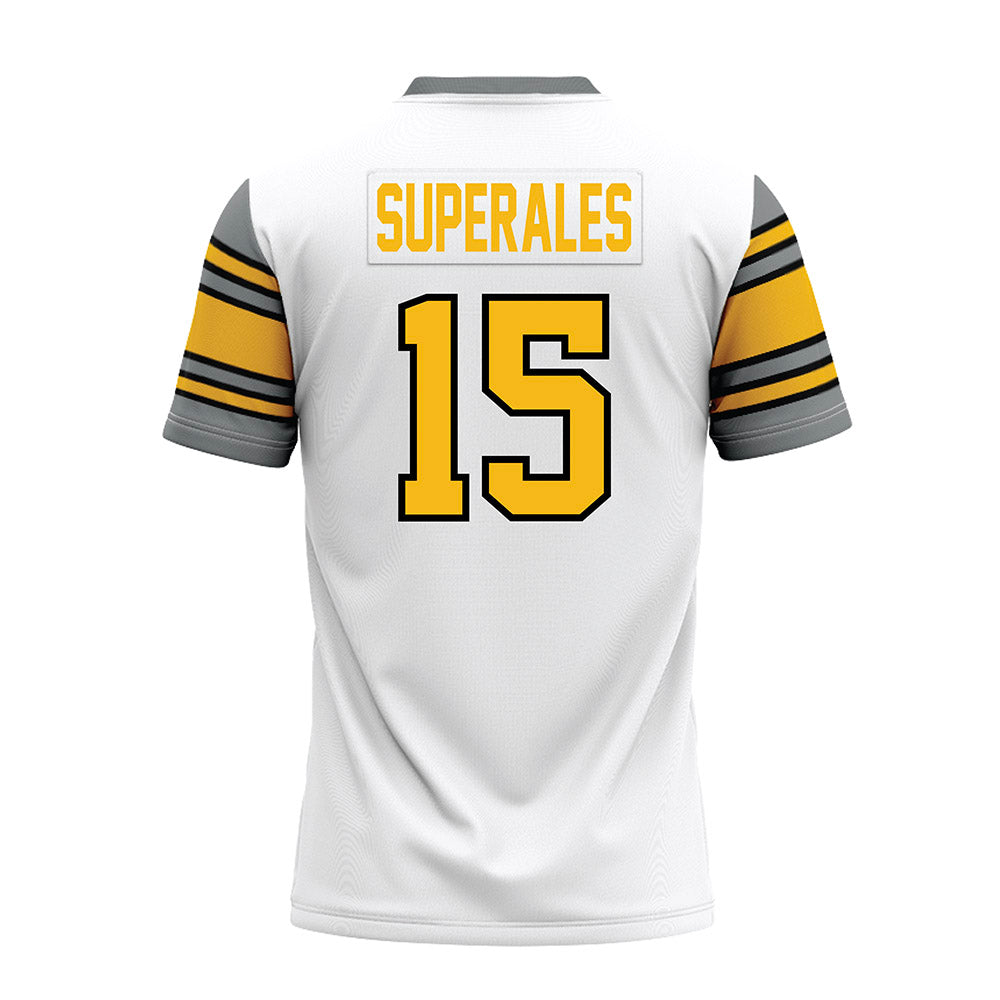 Idaho - NCAA Football : Daveon Superales - White Premium Football Jersey-1