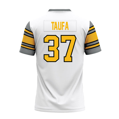 Idaho - NCAA Football : Ocean Taufa - White Premium Football Jersey-1