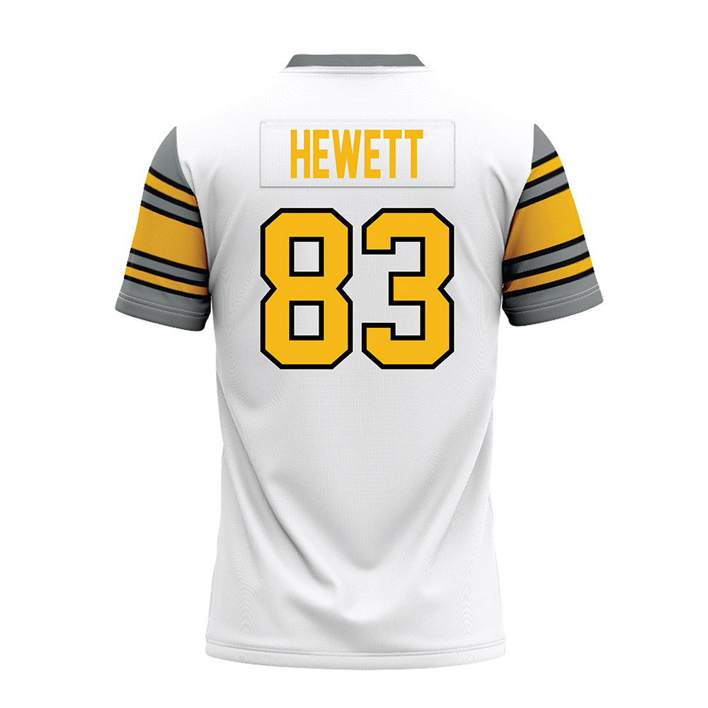 Idaho - NCAA Football : Sawyer Hewett - White Premium Football Jersey-1