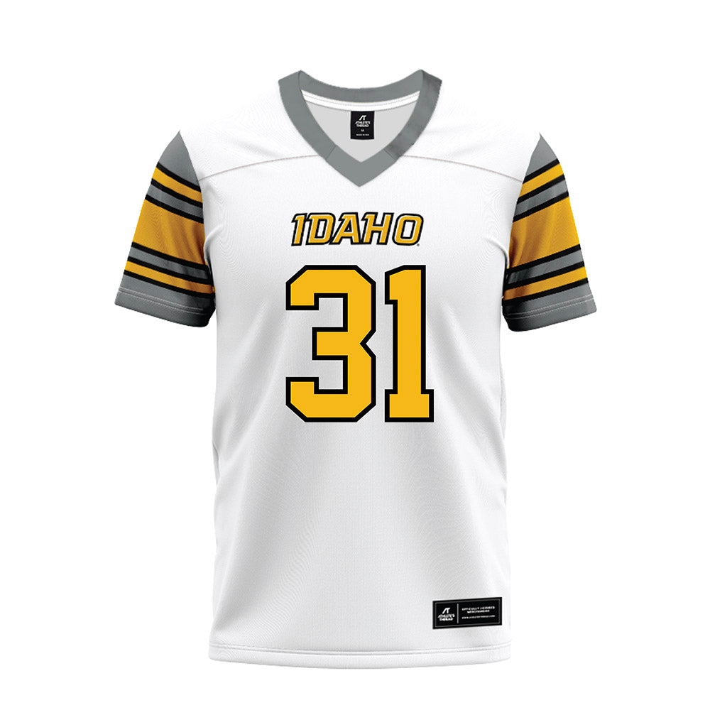 Idaho - NCAA Football : Martin Rhyne - White Premium Football Jersey-0