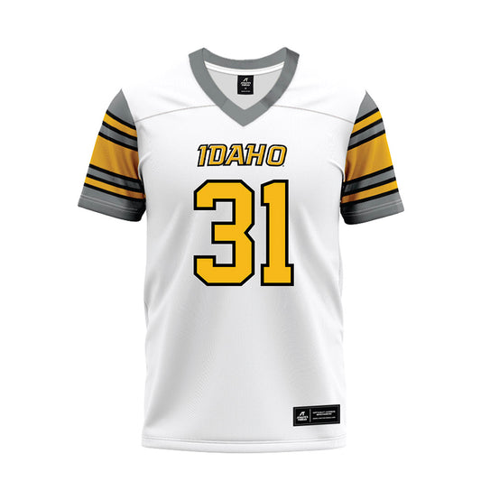 Idaho - NCAA Football : Martin Rhyne - White Premium Football Jersey-0