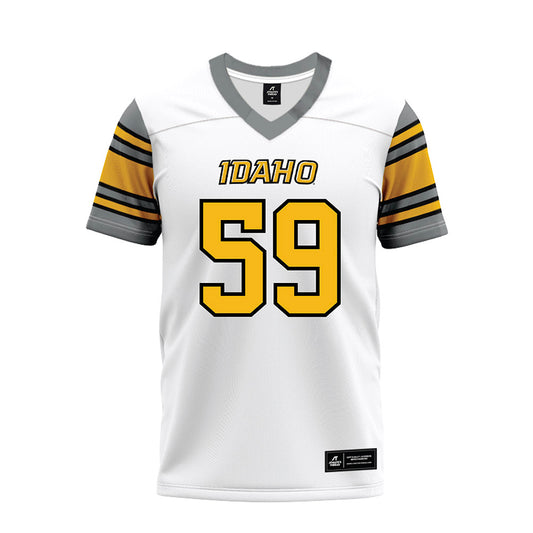 Idaho - NCAA Football : Jace Winchester - White Premium Football Jersey-0