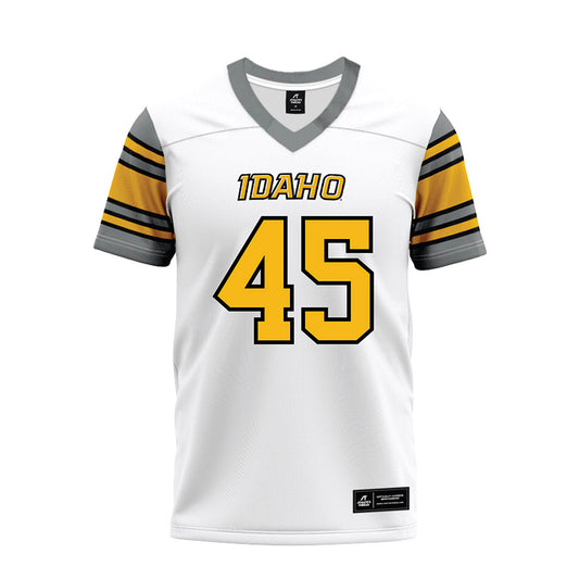 Idaho - NCAA Football : Mitchel Jaskowiak - White Premium Football Jersey