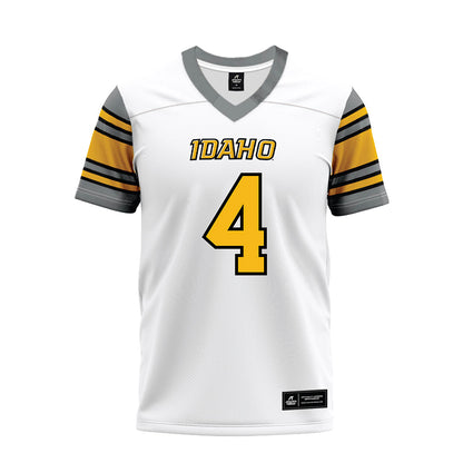 Idaho - NCAA Football : Khaled Rawls - White Premium Football Jersey-0