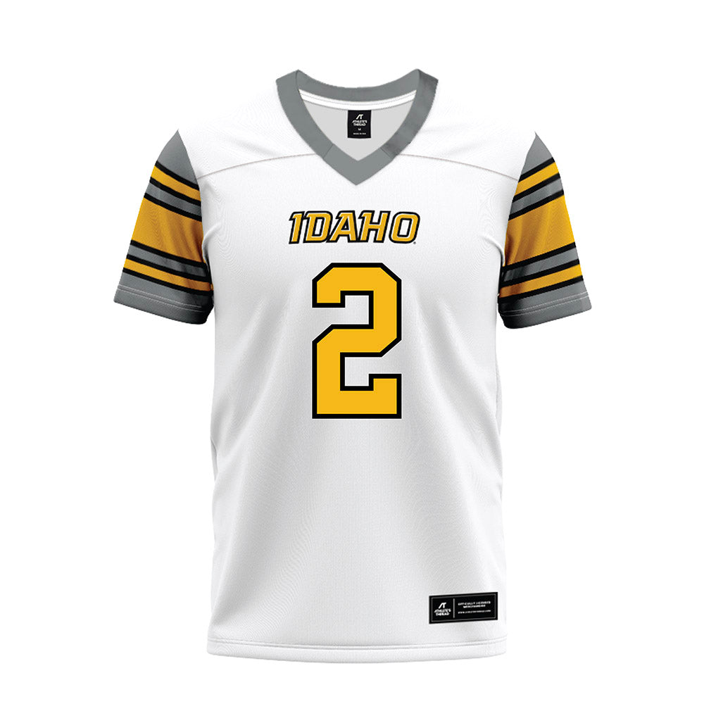 Idaho - NCAA Football : Lonyatta Alexander Jr. - White Premium Football Jersey-0