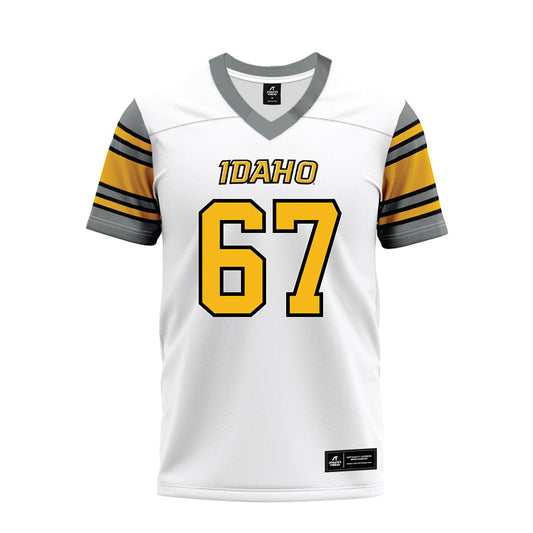 Idaho - NCAA Football : Tyler Skinner - White Premium Football Jersey