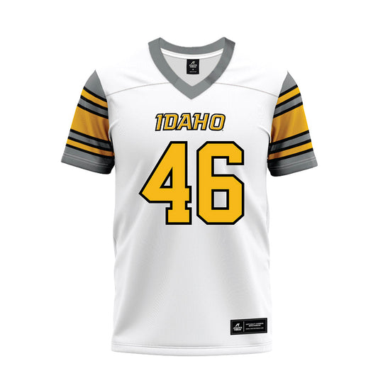 Idaho - NCAA Football : Dylan Fischer - White Premium Football Jersey