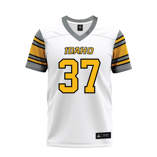 Idaho - NCAA Football : Ocean Taufa - White Premium Football Jersey-0