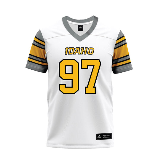 Idaho - NCAA Football : Freddy Lujan - White Premium Football Jersey-0