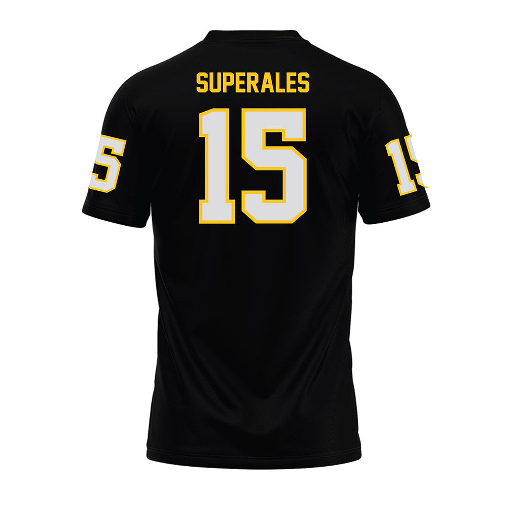 Idaho - NCAA Football : Daveon Superales - Black Premium Football Jersey-1