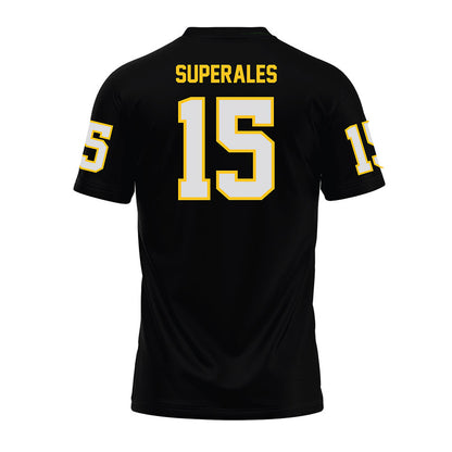 Idaho - NCAA Football : Daveon Superales - Black Premium Football Jersey-1