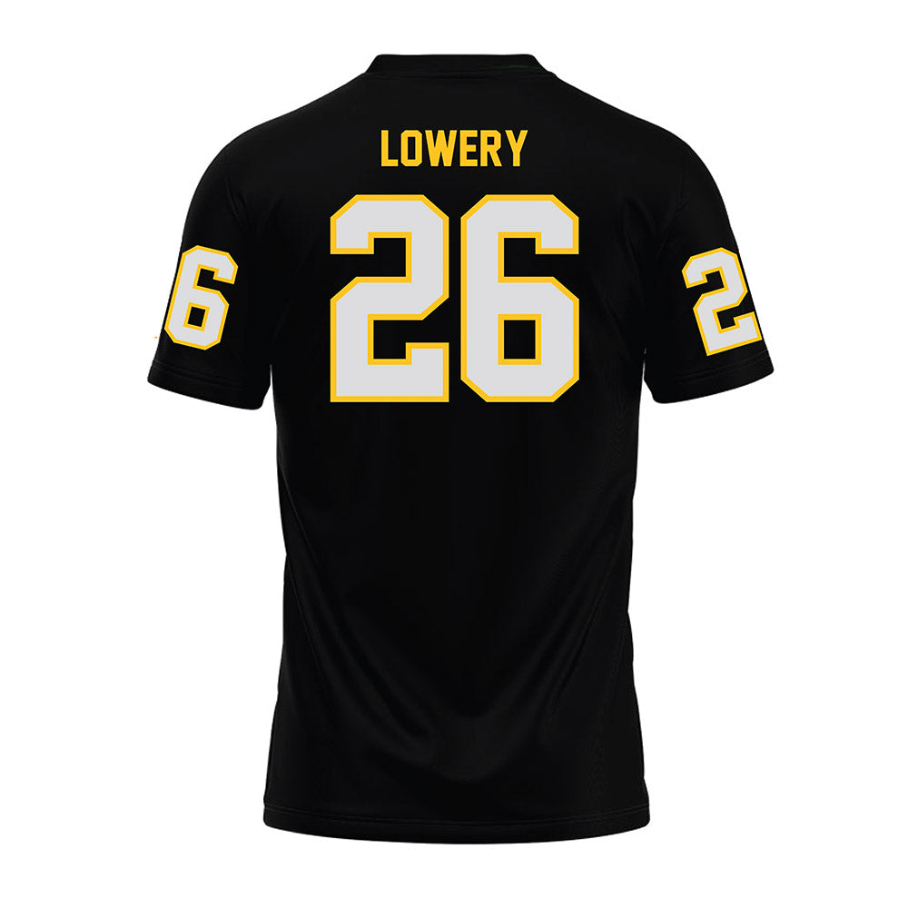 Idaho - NCAA Football : Tsiyown Lowery - Black Premium Football Jersey-1