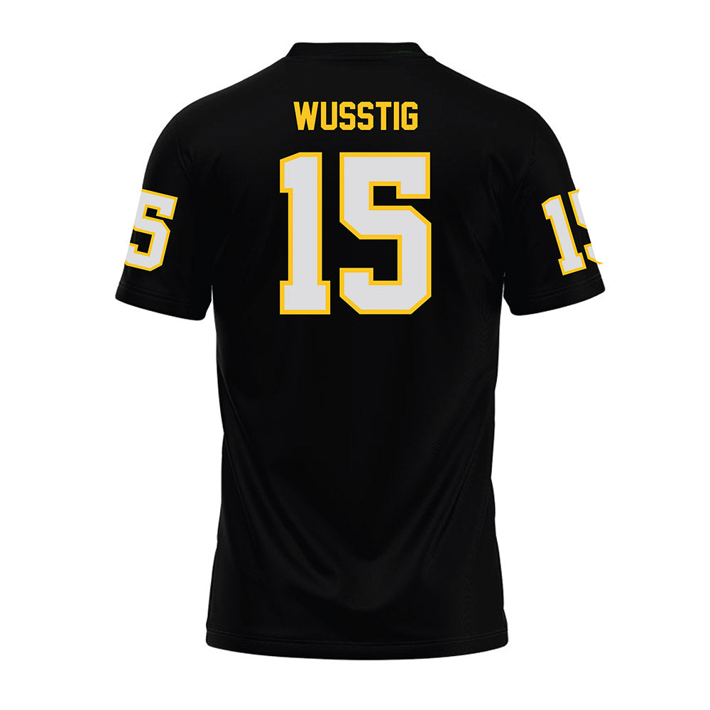 Idaho - NCAA Football : Zach Wusstig - Black Premium Football Jersey-1