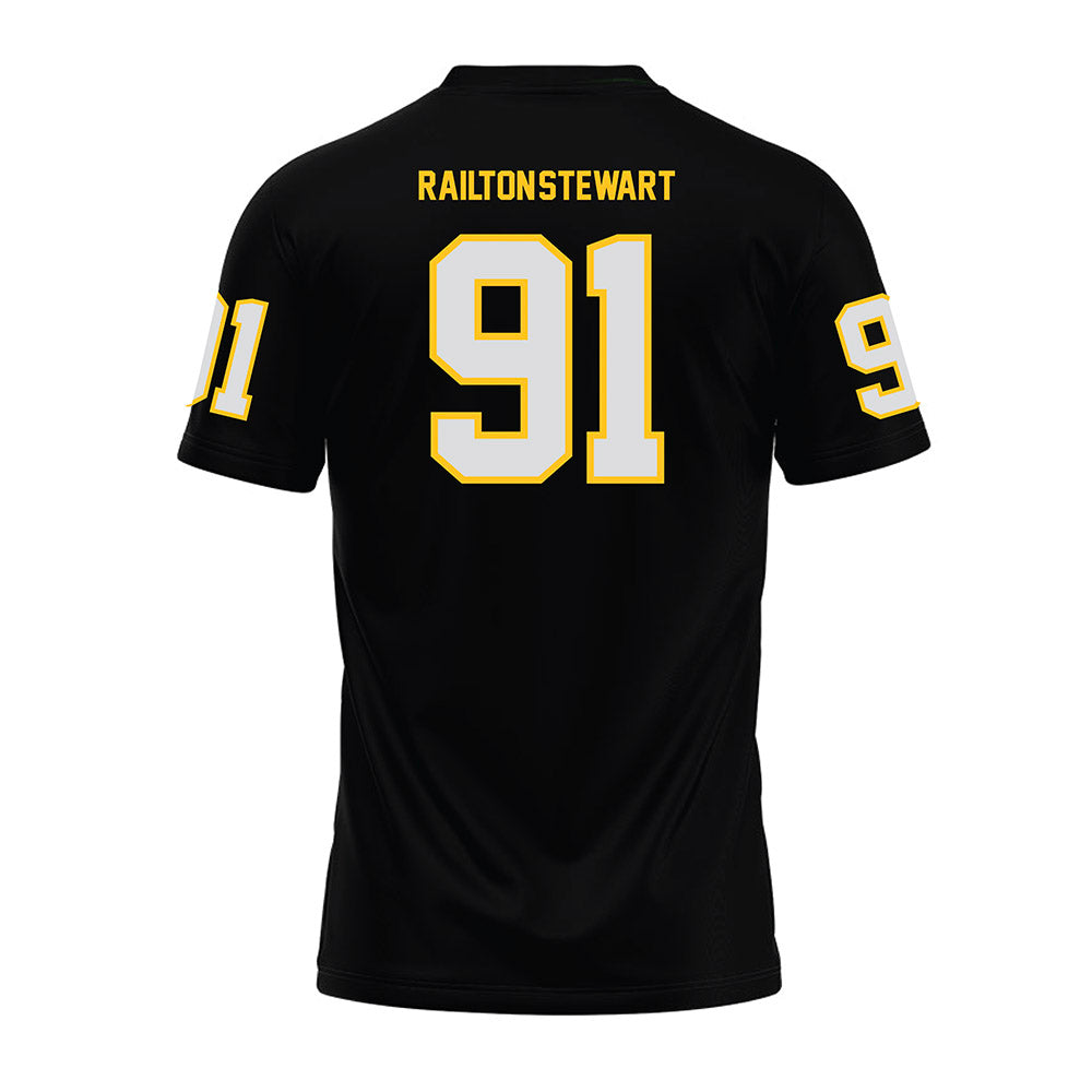 Idaho - NCAA Football : Malakai Railton-Stewart - Black Premium Football Jersey