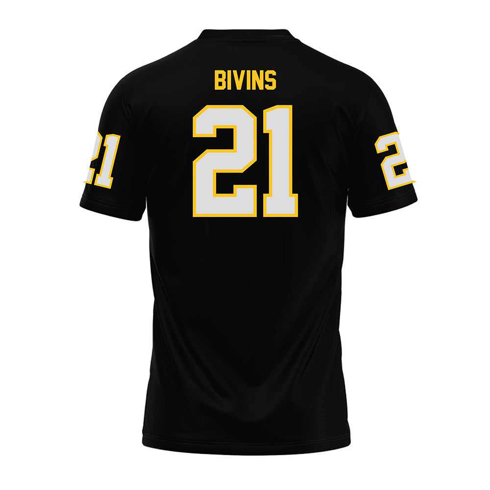 Idaho - NCAA Football : Isiah Bivins - Black Premium Football Jersey-1