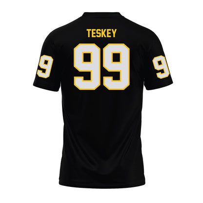 Idaho - NCAA Football : Luke Teskey - Black Premium Football Jersey-1