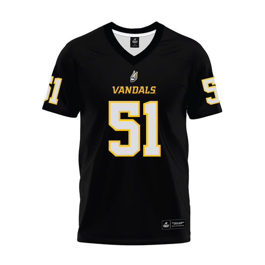 Idaho - NCAA Football : Leon Evans - Black Premium Football Jersey-0