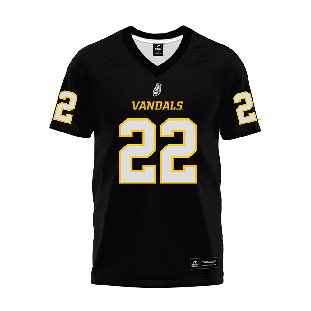 Idaho - NCAA Football : Wyatt Mickelberry - Black Premium Football Jersey-0