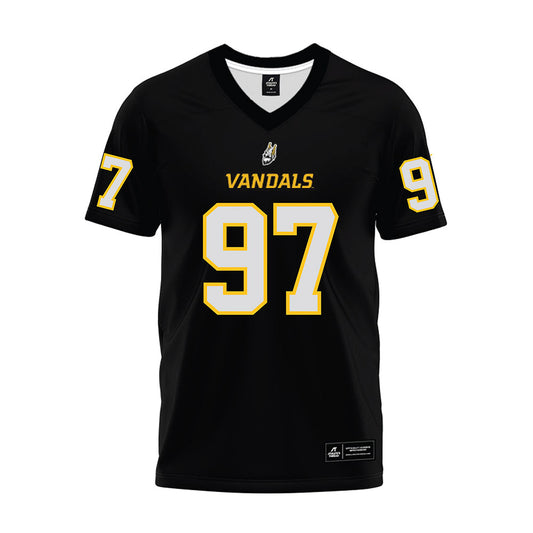 Idaho - NCAA Football : Freddy Lujan - Black Premium Football Jersey-0