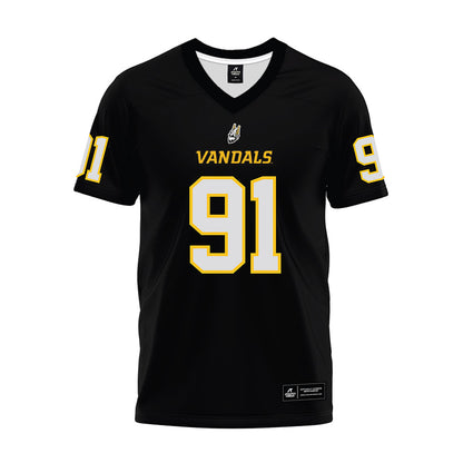 Idaho - NCAA Football : Malakai Railton-Stewart - Black Premium Football Jersey