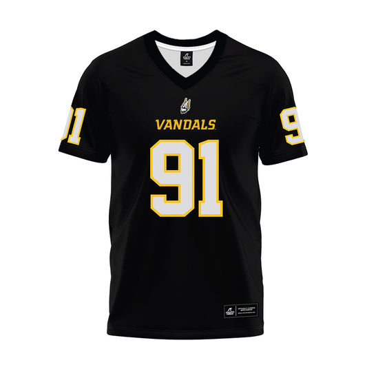 Idaho - NCAA Football : Malakai Railton-Stewart - Black Premium Football Jersey