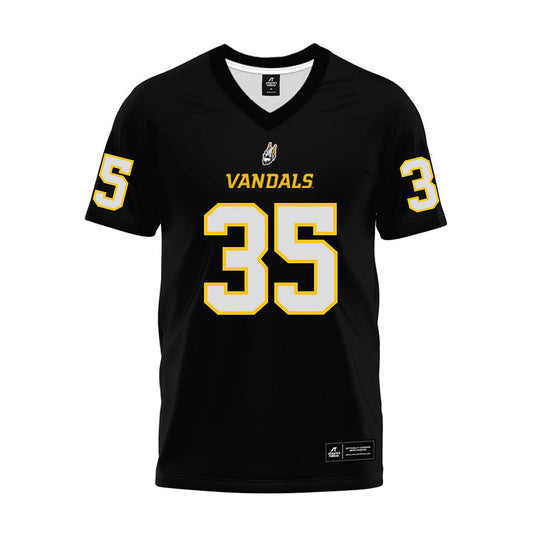 Idaho - NCAA Football : Isiah Bivins - Black Premium Football Jersey-0