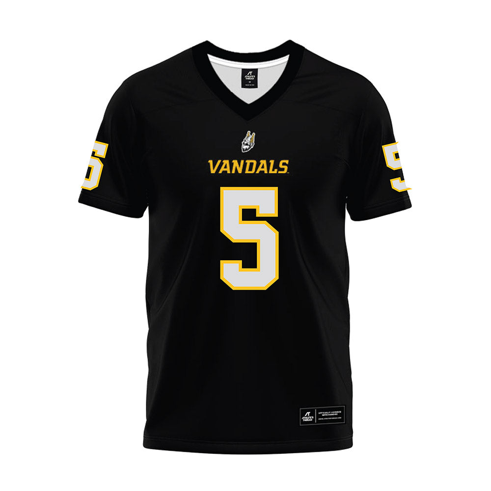 Idaho - NCAA Football : Mika Roberson - Black Premium Football Jersey-0