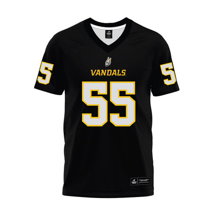 Idaho - NCAA Football : Austin Leykam - Black Premium Football Jersey-0